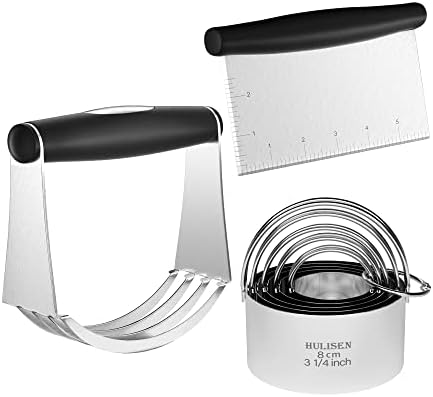 HULISEN Stainless Steel Pastry Set with Ergonomic Design