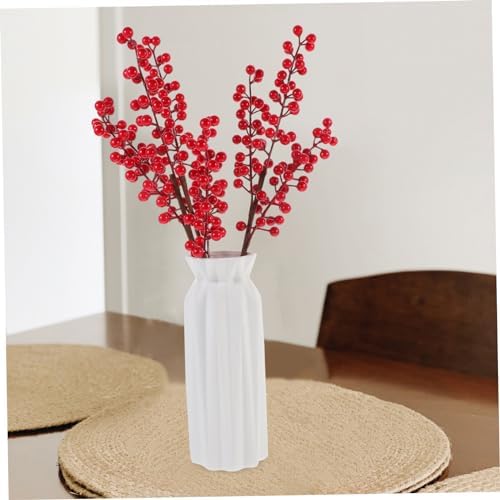 6pcs Xmas Artificial Berry Stem