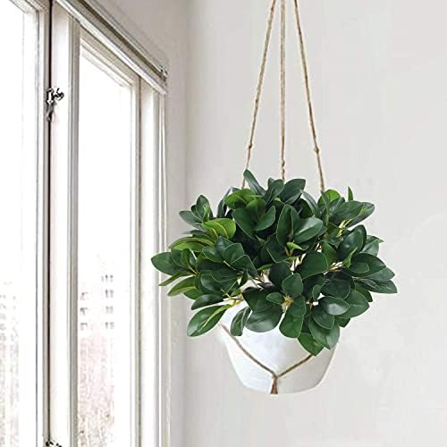 8Pcs 3D Printed Fake Eucalyptus Shrubs Faux Greenery for Home Office