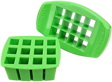 FUNBITES Food Cutter for Kids Green Squares