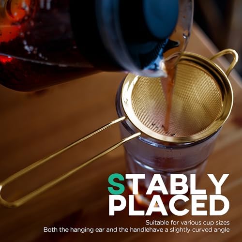 Elegant 304 Mesh Strainer for Drinks