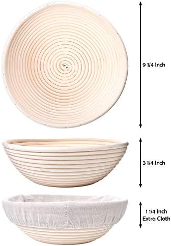 Sustainable Sourdough Banneton Set