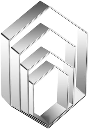 Stainless Steel Geometric Cookie Cutters for Adults Kids