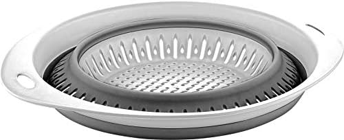 Bee Home Collapsible Kitchen Colander for Fruits Vegetables 2 Quarts