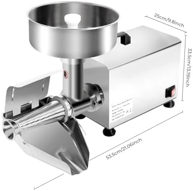 Pure450WPrecision Commercial Grade 110V Tomato Strainer Machine