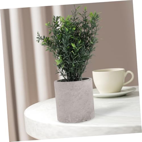 Elevate Your Space with This Realistic Fake Potted Green Bonsai