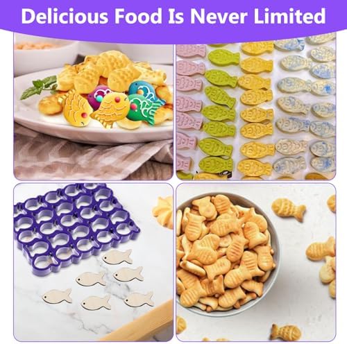 Fast-Fast Small Goldfish Cookie Cutter Plastic Tool for Baking Enthusiasts