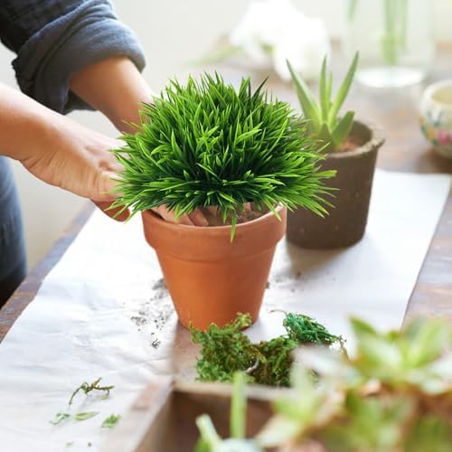 Realistic Fake Grass Plant for Home Decor