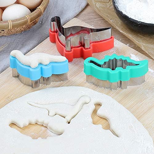 Dinosaur-Themed Cookie Cutters Set for Kids