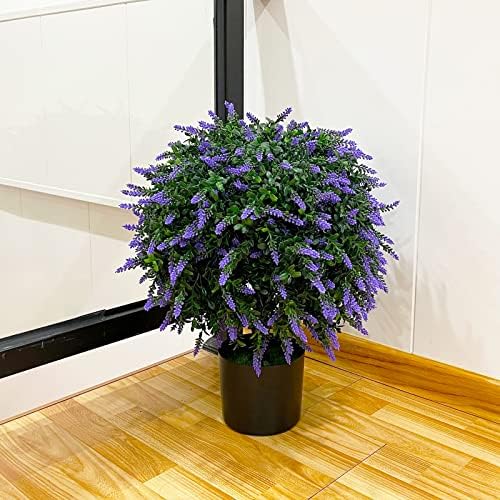 Beautiful Artificial Lavender Topiary for Home Decor