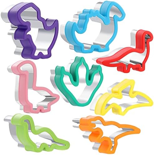 Dinosaur-Themed 8-Piece Cookie Cutter Set