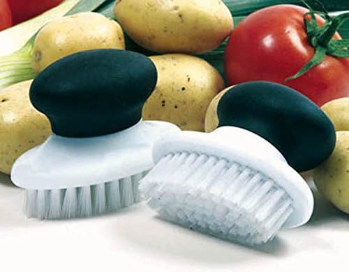WhiteBlack Grip-EZ Scrub Brush Compact Kitchen Tool