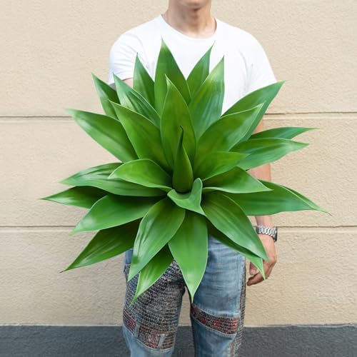 Large Fake Agave Plant for Home Decor