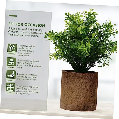 Artificial Potted Plant Faux Bonsai Decor