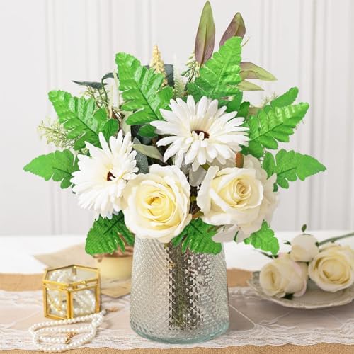 48PCS Fake Fern Leaves Set for Home Decor