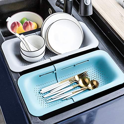 Collapsible Sink Colander and Strainer Basket