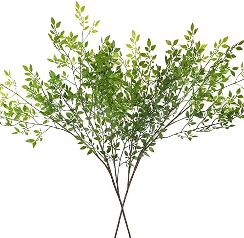 Dremisland Artificial Bamboo Plants 433 inches - 2 Pcs Set