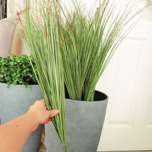 27 Artificial Wheat Grass Artificial Onion Grass Artificial Greenery Pack of 8