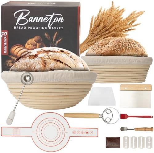 Elevate Your Baking Game with LoveHavens Banneton Basket Set
