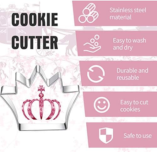 Geiserailie Princess 8 Piece Cookie Cutter Set Stainless Steel_userid