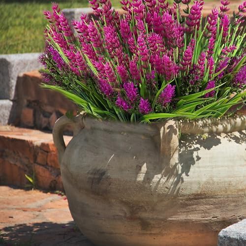 12 Bundles Fake Fuchsia Monkey Grass
