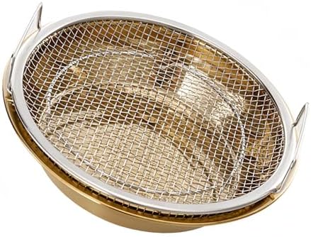 Stainless Steel Fry Drain Rack with Tray and Handle for Easy Greasing