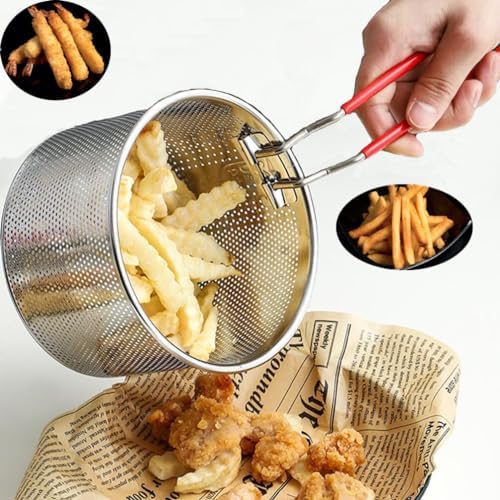 Tenta Kitchen Stainless Steel Strainer Basket - Large Capacity