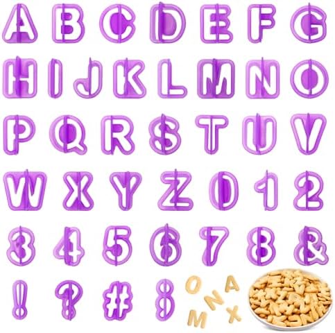 Personalized Alphabet Cookie Cutters Set