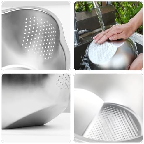 Effortless Kitchen Assistants 4-in-1 Rice Washer Strainer Bowl