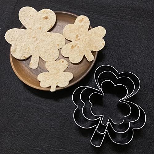 S Clover shamrock cookie cutter set St Pattys Day decor