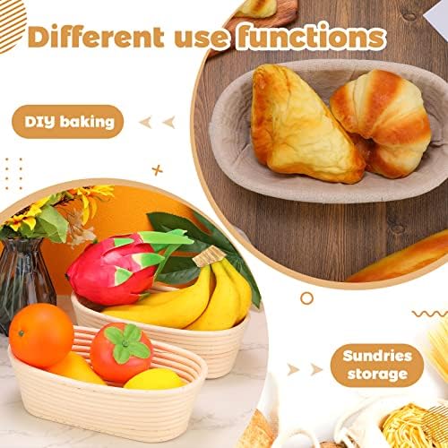 oval shape proofing baskets for home baking
