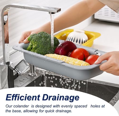 Adjustable Sink Strainer Basket _drain Food Efficiently
