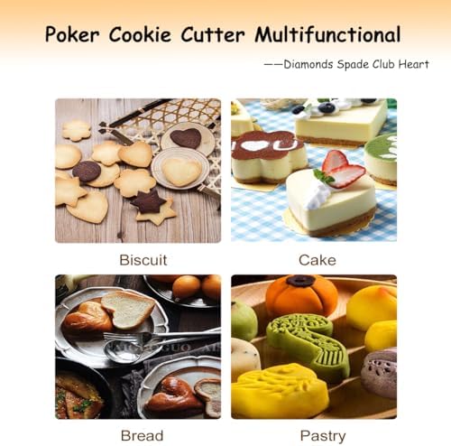 Stainless Steel Poker Cookie Cutters