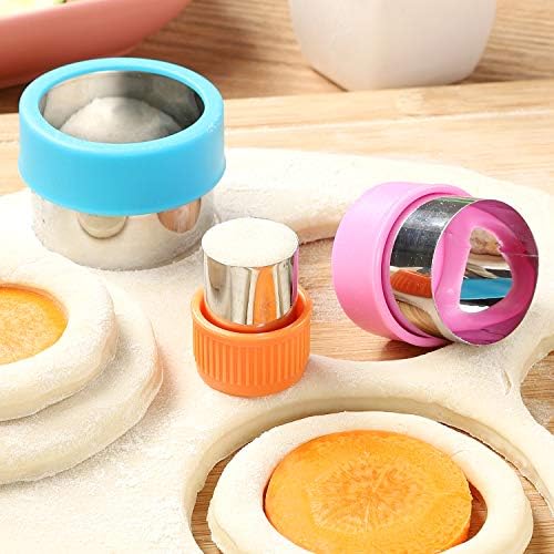 Round Cookie Bisque Set with 6 Sizes for Easy Cutting