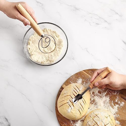 Bread Lovers Solution Saint Germain Premium Round Banneton Basket Set