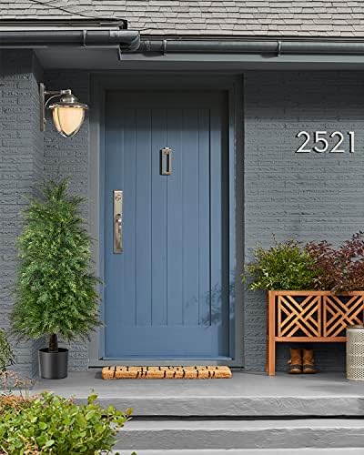 YEMMEN 2 Pack 4ft Artificial Cedar Topiary Outdoor Decor