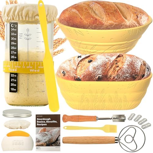 Sourdough Bread Baking Supplies 34 OZ Starter Kit