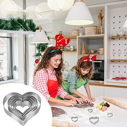 SOSOHOME Heart Cookie Cutter Set 6-Piece
