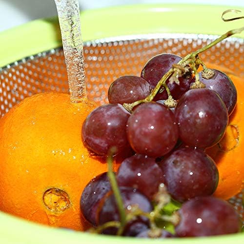 HiramWare 5-Quart Stainless Steel Colander