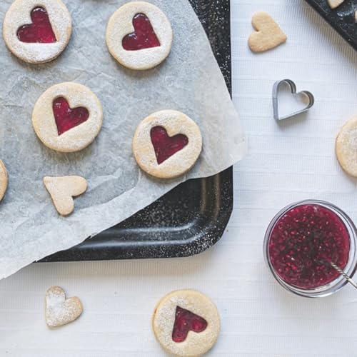 Heart-Shaped Mini Cookie Cutters Perfect for Baking Crafting