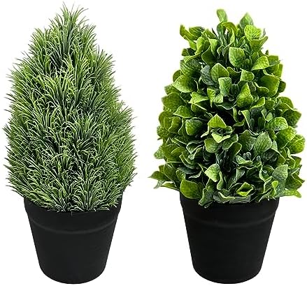 The Bloom Times Fake Potted Plant 2-Pack