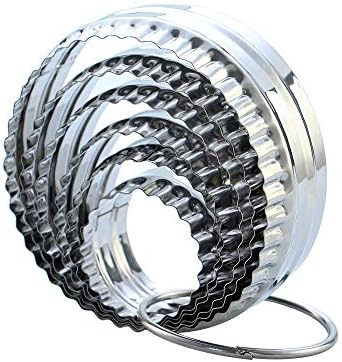 Fluted Cookie Cutters Set of 6