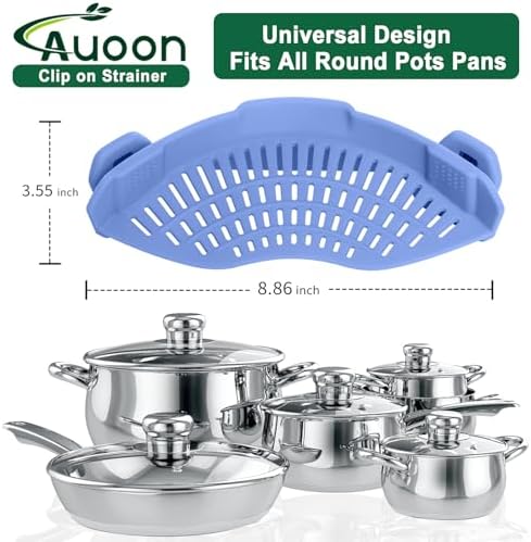 Efficient Quick-Draining Clip-On Strainer
