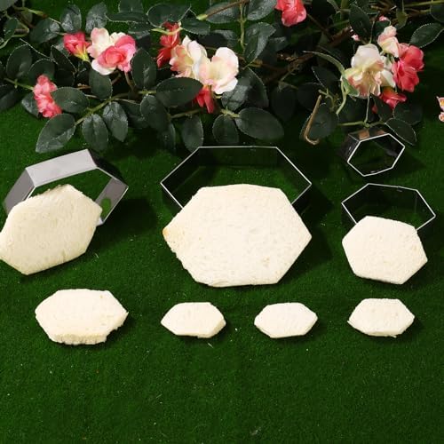 Stainless Steel Geometric Cookie Cutters for Adults Kids