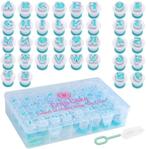 Professional Cake Alphabet Letter Cutters for Easy Edible Decorations