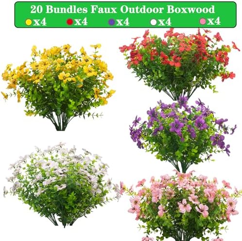 20 Artificial Flowers for Outdoors