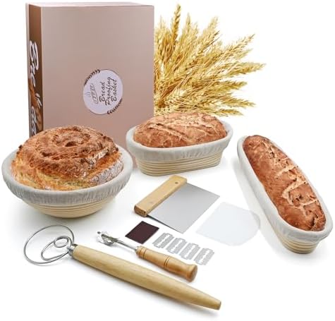 Banneton Proofing Basket Set for Professional Bakers