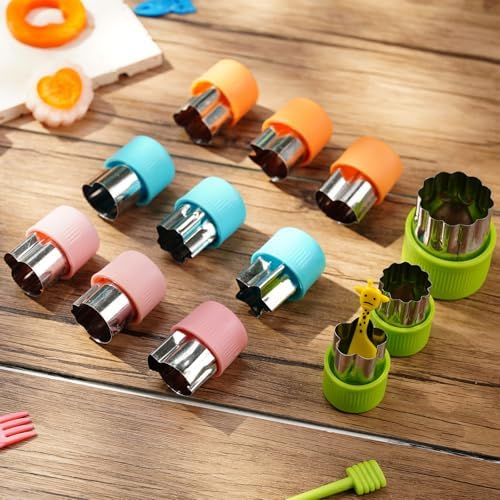 12-Shaped Cookie Cutter Set for Kids