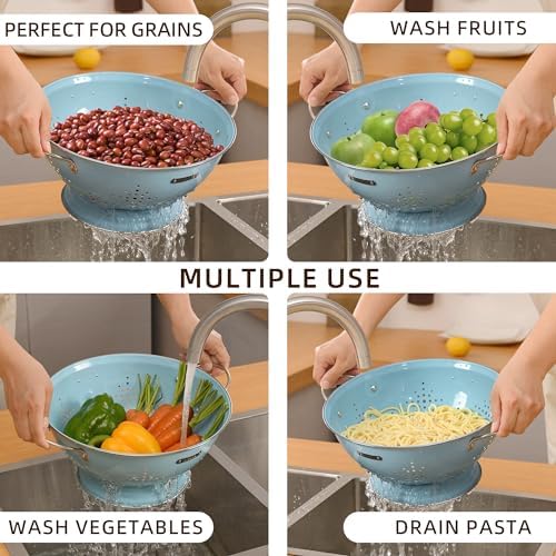 Double Size Metal Colander Set by BeFare