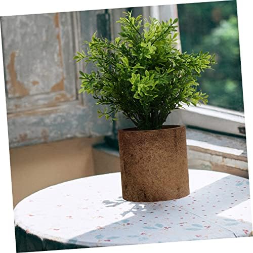 Zerodeko Faux Green Plant Office Decor Fake Potted Plant